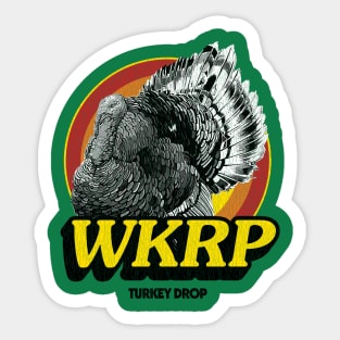 wkrp turkey drop Sticker